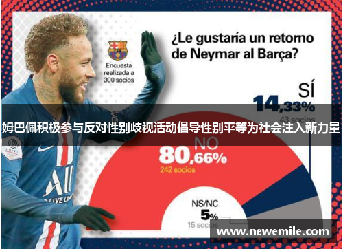 姆巴佩积极参与反对性别歧视活动倡导性别平等为社会注入新力量